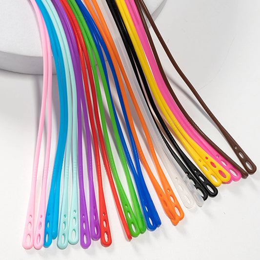 Anti Slip Adjustable Glasses Chain Silicone Eyeglasses Strap Sunglasses Chain Sports Band Cord Holder Elastic Glasses String