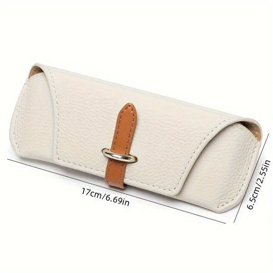 Trendy Ladies spectacle cases , suitable for various eyeglasses storage cases, portable thickened PU glasses case