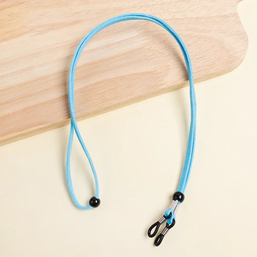 Men Leather High Quality Anti-slip Sunglasses Lanyard Strap Eyeglass Reading Glasses Chain Cord Holder Glasse Necklace Unisex