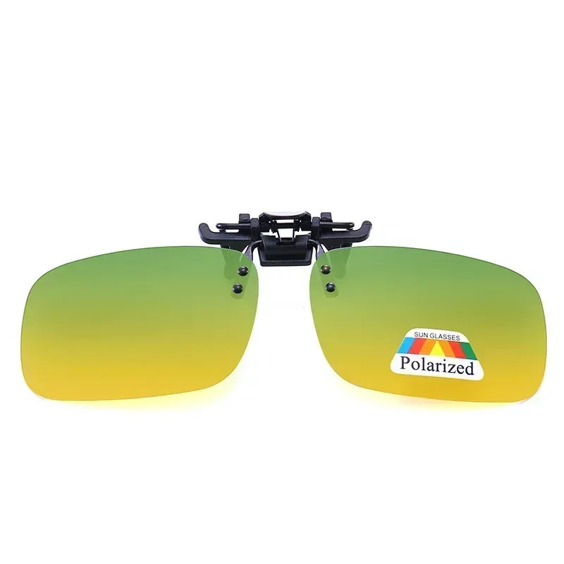 Polarized Sunglasses Clips Glasses Clip Driving Night Vision Eyeglasses UV400 Outdoor Shades High Definition Sun Glasses Clips