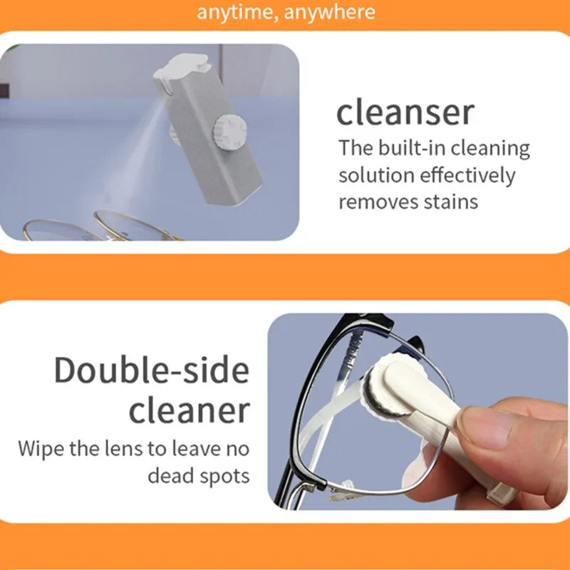 Eyeglass Cleaning Kit - Lens spray and microfiber cleaner for glasses/sunglasses/reading/anti blue light glasses