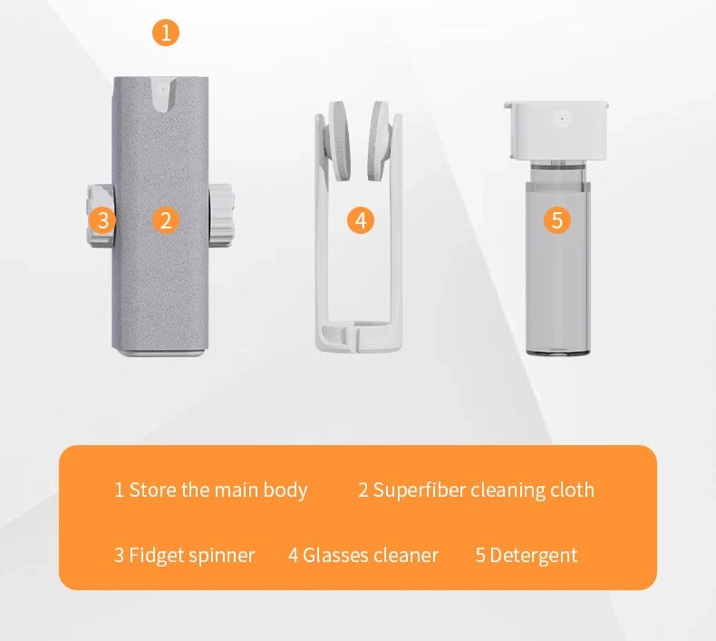 Eyeglass Cleaning Kit - Lens spray and microfiber cleaner for glasses/sunglasses/reading/anti blue light glasses