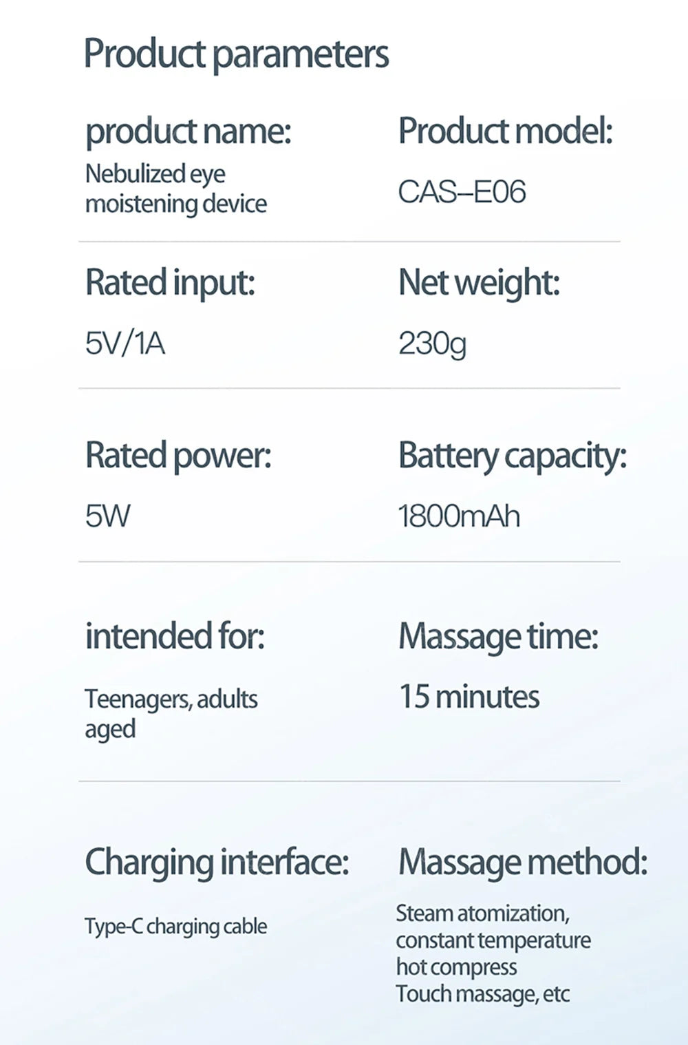 Steam Eye Massager /  Warm Spa Eye Steamer - Acupressure Therapy Kneading Massage Eyes Bluetooth Relieve Eye Fatigue Massage Relax