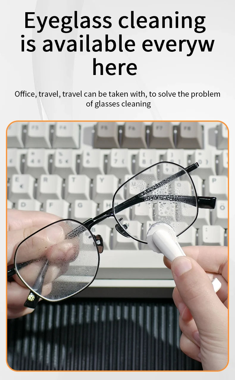 Eyeglass Cleaning Kit - Lens spray and microfiber cleaner for glasses/sunglasses/reading/anti blue light glasses